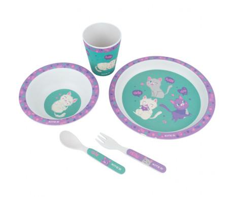 Kite 5-piece bamboo tableware set