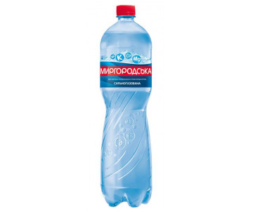 Mineral water gas 1,5l Myrhorod PET 