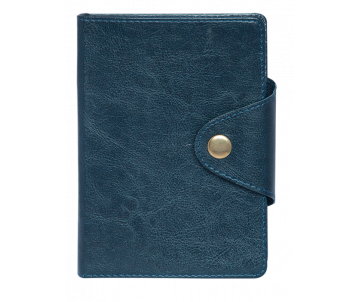 Undated diary A6 BUSINESS 288 pages blue