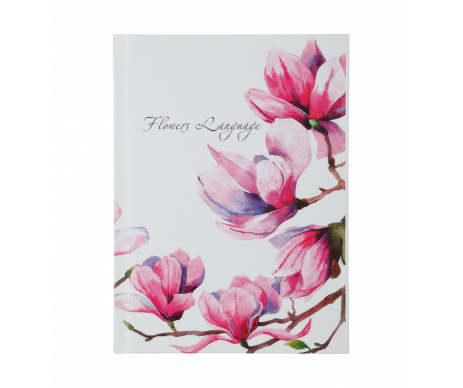 Notebook FLOWERS LANGUAGE A6 pink 