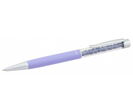 Ручка кулькова Amethyst з кристалами фіолетовий в подарунковому футлярі