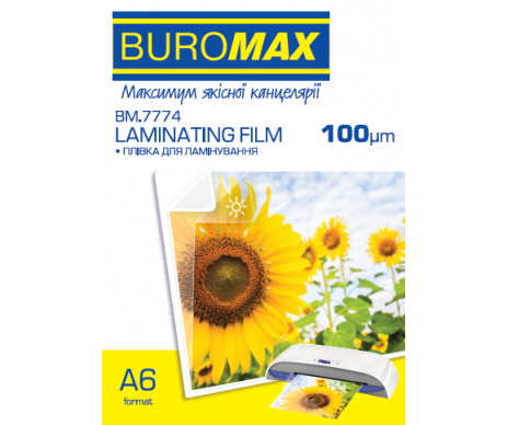 laminating film 100 micron A6 3656