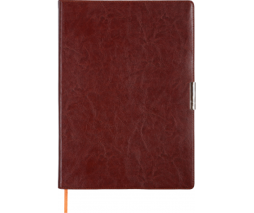 Diary undated SALERNO A4 288 pages brown