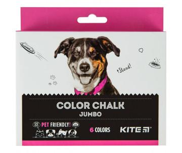 Colored chalk Jumbo 6 pieces 26544