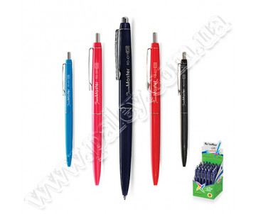 Ручка автоматическая Flexoffice FO-011 Join Master синие масляные чернила