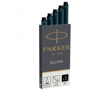 Картриджі Parker Quink 5шт чорні