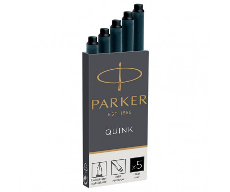 Картриджі Parker Quink 5шт чорні