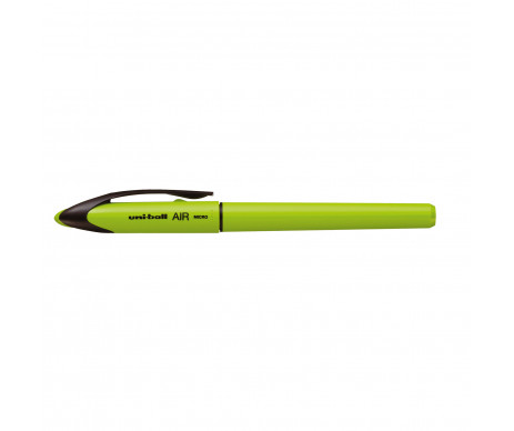 Ручка капілярна Ролер uni AIR 0.5 мм салатовий корпус синій