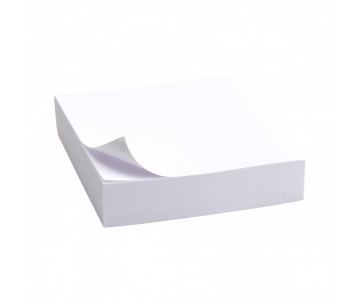 Block for notes glass White 90x90 3185