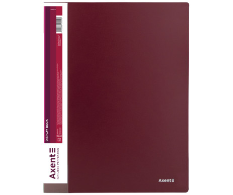 Display-book 10 files burgundy 991
