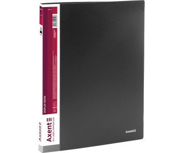 Дисплей-книга 20 файлів чорна 1015