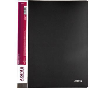 Дисплей-книга 20 файлів чорна 1015