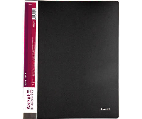 Дисплей-книга 20 файлів чорна 1015