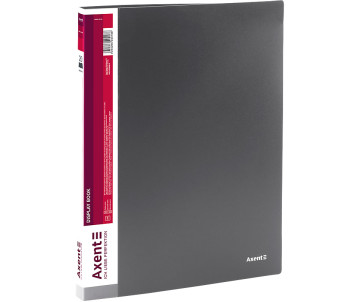 Дисплей-книга 20 файлів сіра 1013