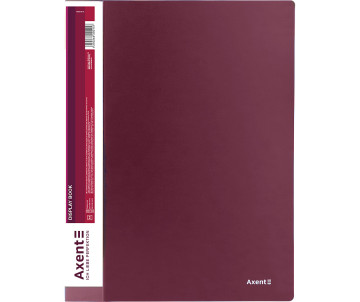 Дисплей-книга 20 файлів бордова 1011