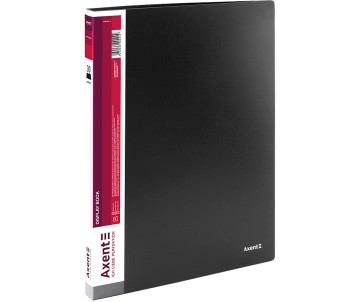 Дисплей-книга 30 файлів чорна 1020