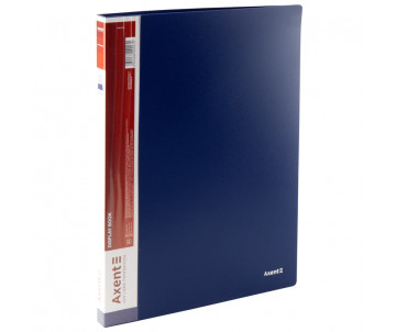 Дисплей-книга 30 файлов синяя 1017