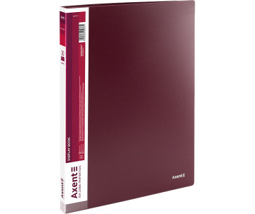 Дисплей-книга 30 файлів бордова 1016