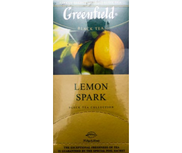 Tea Greenfield black lemon Spark 79730