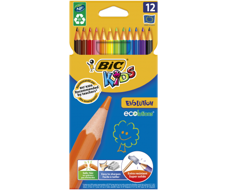 Coloring pencils Evolution 12 pieces