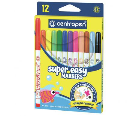 Felt-tip pens 12 c 2580 SUPER EASY 6382