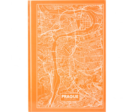 Записная книга А4 Maps Prague 8422-542-A