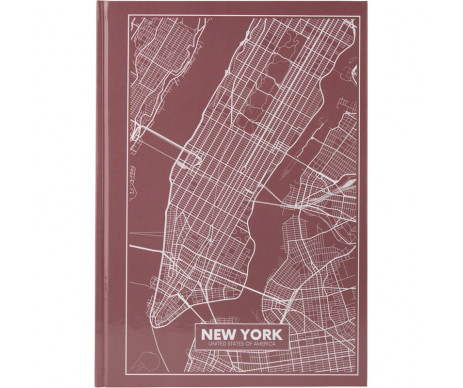 Notebook A4 Maps New York 1586