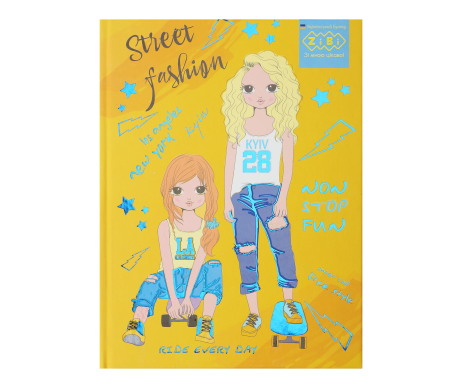 Блокнот А-5 64 л желтый ZB.12751-08