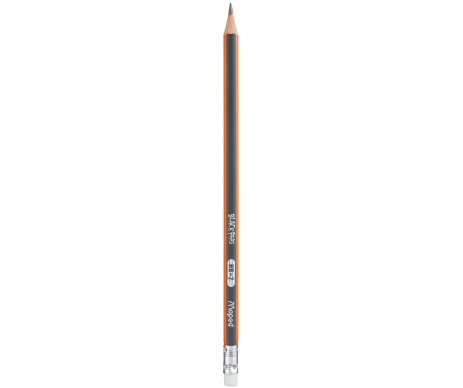 Олівець BLACK PEPS HB з ластиком MР851721