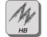 Карандаш BLACK PEPS HB с ластик. МР851721  - фото  2