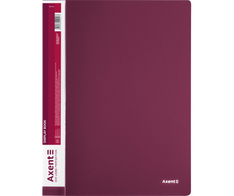 Display-book 60 files, maroon 1030