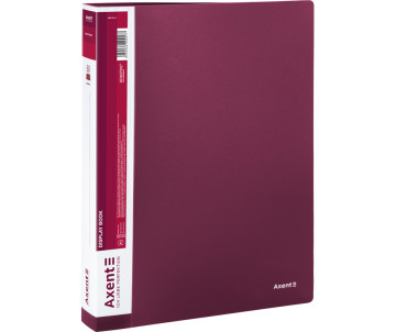 Display-book 60 files, maroon 1030