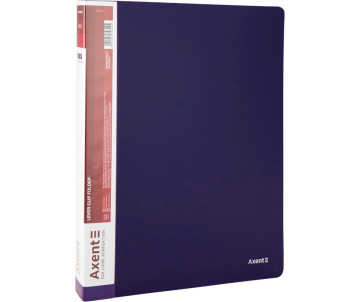 Папка з затиском, А4, синя