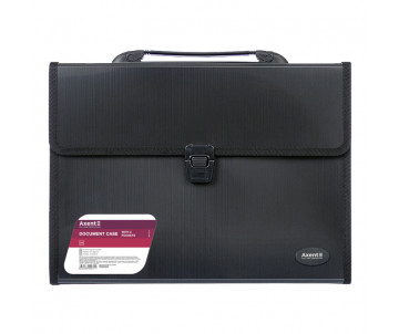 Briefcase A4 for 3 units black 4505