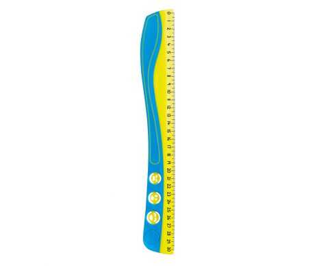 KIDY'GRIP ruler, 30cm plastic, blister
