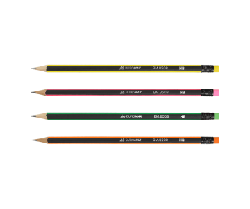 Карандаш HB NEON с резинкой BM.8508