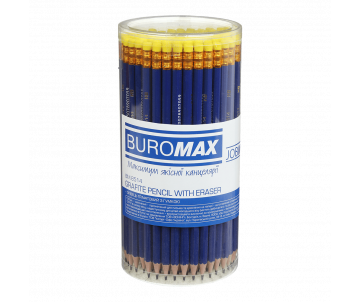 Pencil HB form. blue with eraser BM.8514