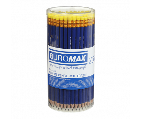 Pencil HB form. blue with eraser BM.8514