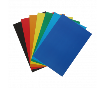 Cardboard color 7 sheets 7 colors ZB 1955