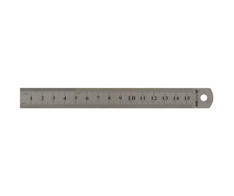 Steel ruler 15 cm BM-5810-15