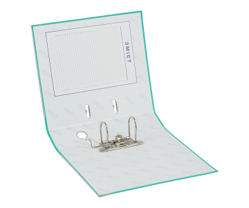 Реєстратор  LUX А4 70мм бірюзовий BM.3011-06c