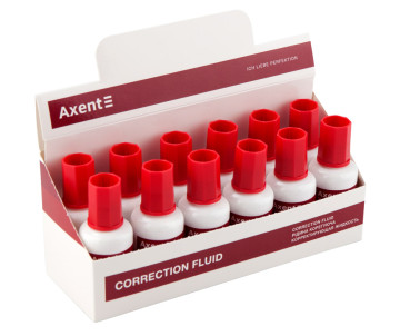 Корректор с кисточкой Axent, 20 мл 7001-A