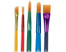 Set of 5 synthetic brushes 24708  - foto  2