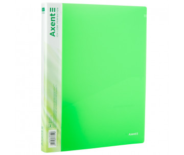 Folder on 2 rings 25 mm green 3272