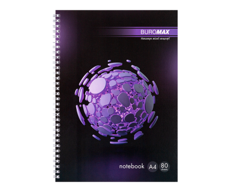 Зошит на пружині А-4,80 кл BM-24452101-07