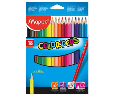 Pencils 18 color. COLOR PEPS MP.183218 