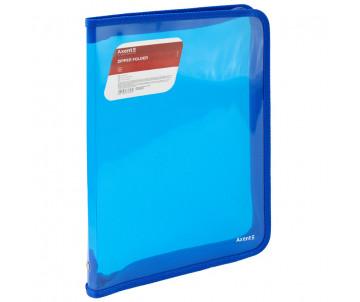 A4 zip folder blue 3535