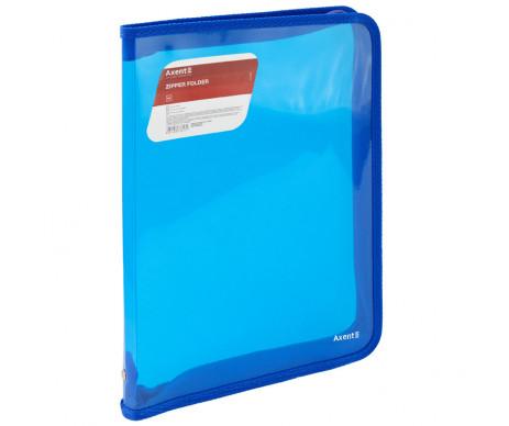 A4 zip folder blue 3535