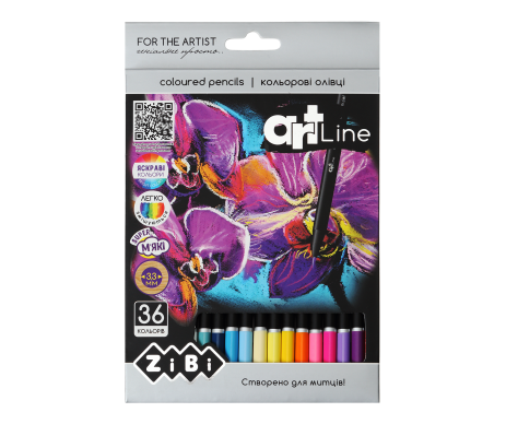 Карандаши цветные 36цв круглый ZB 2435