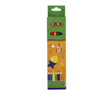 Crayons 6 colors Zibi